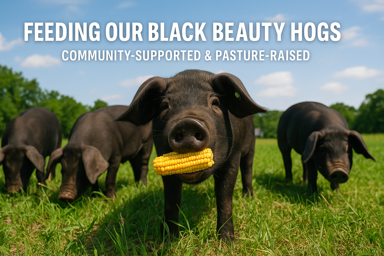 Repurposing Waste into Purpose: Feeding Our Black Beauty Hogs the DaleWood Way